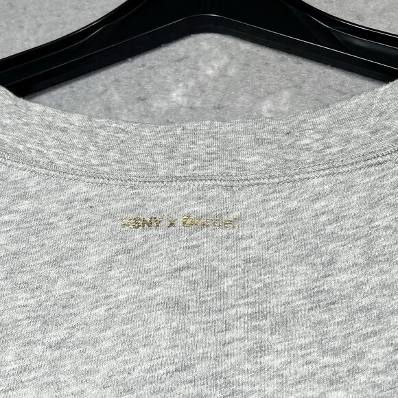 Kate Spade x Darcel Sweatshirt Womens Size XS Gray Donut Graphic Boatneck - Picture 9 of 14